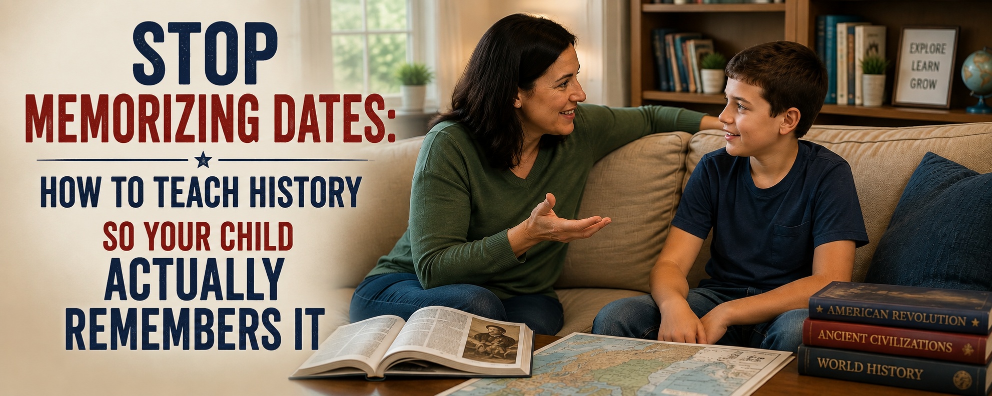 Stop Memorizing Dates: How to Teach History So Your Child Actually Remembers It