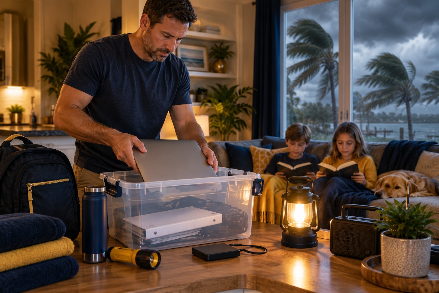 Hurricane-Proofing Your Homeschool: Backups, Portfolios, and a Flexible Fall